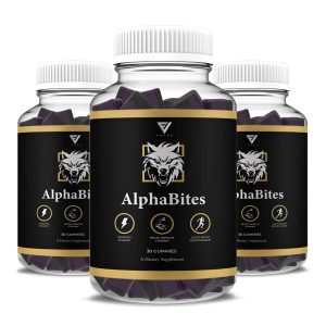 Alpha Bites Gummies AlphaBites Max Performance Gummy ( 3 PACK )